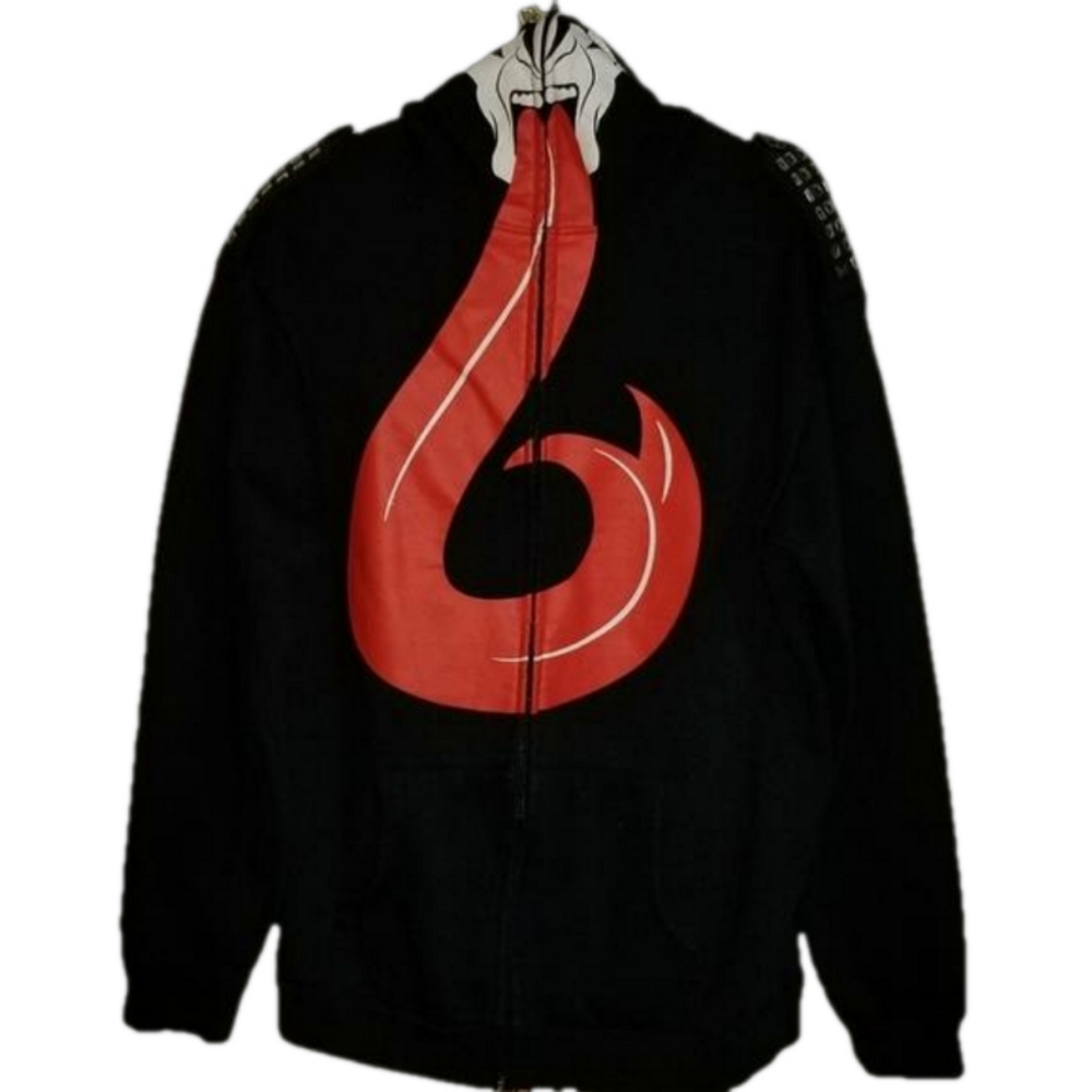 KISS Gene Simmons Tongue Full Zip Sweater Size L